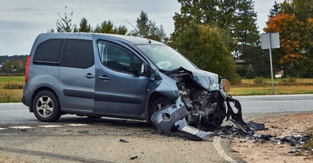 A Mother and Three Children Are Seriously Injured Following a Collision of their minivan with a pickup truck in Johnston County N.C.